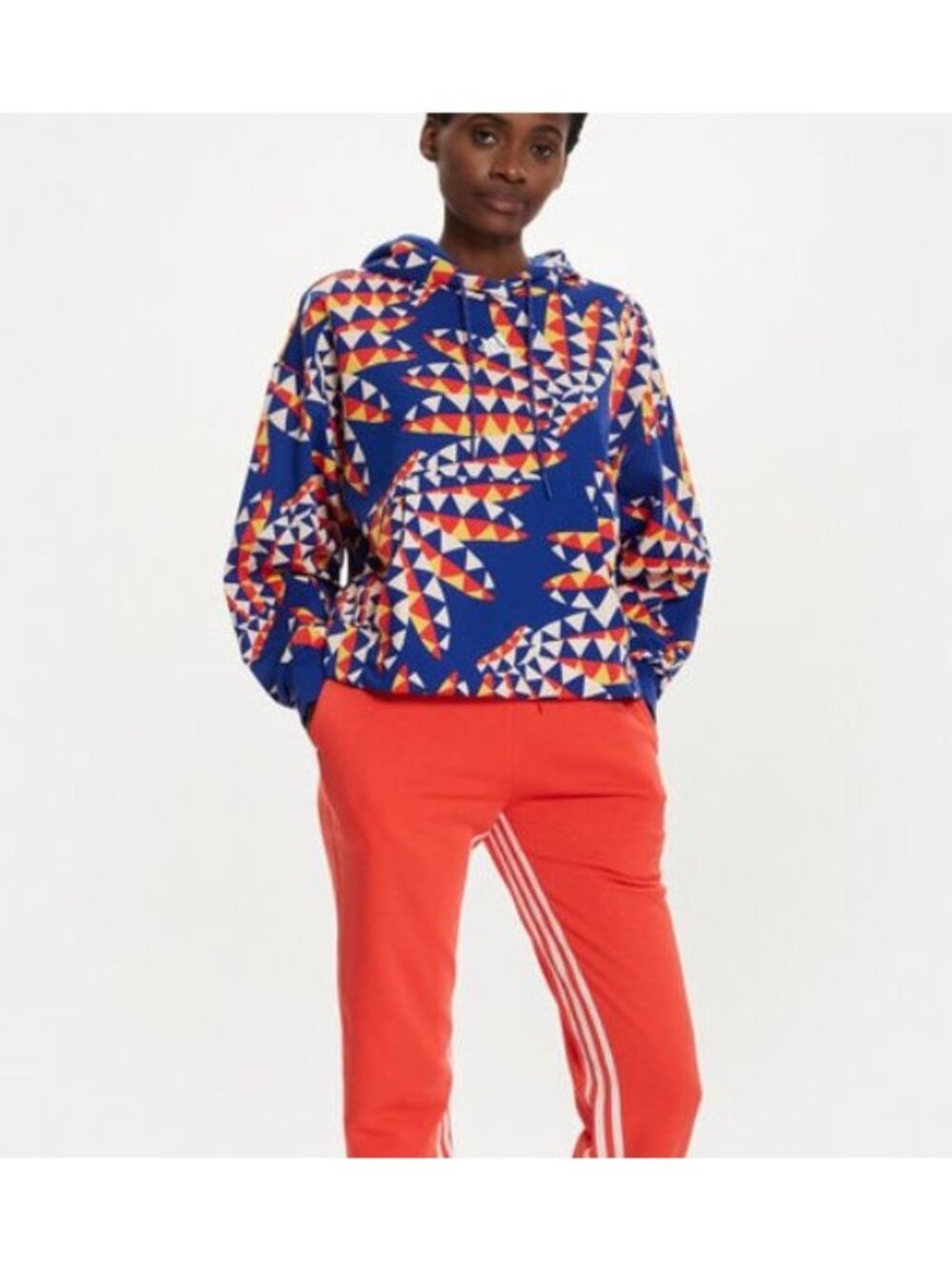 ADIDAS X FARM RIO pullover hoodie size M